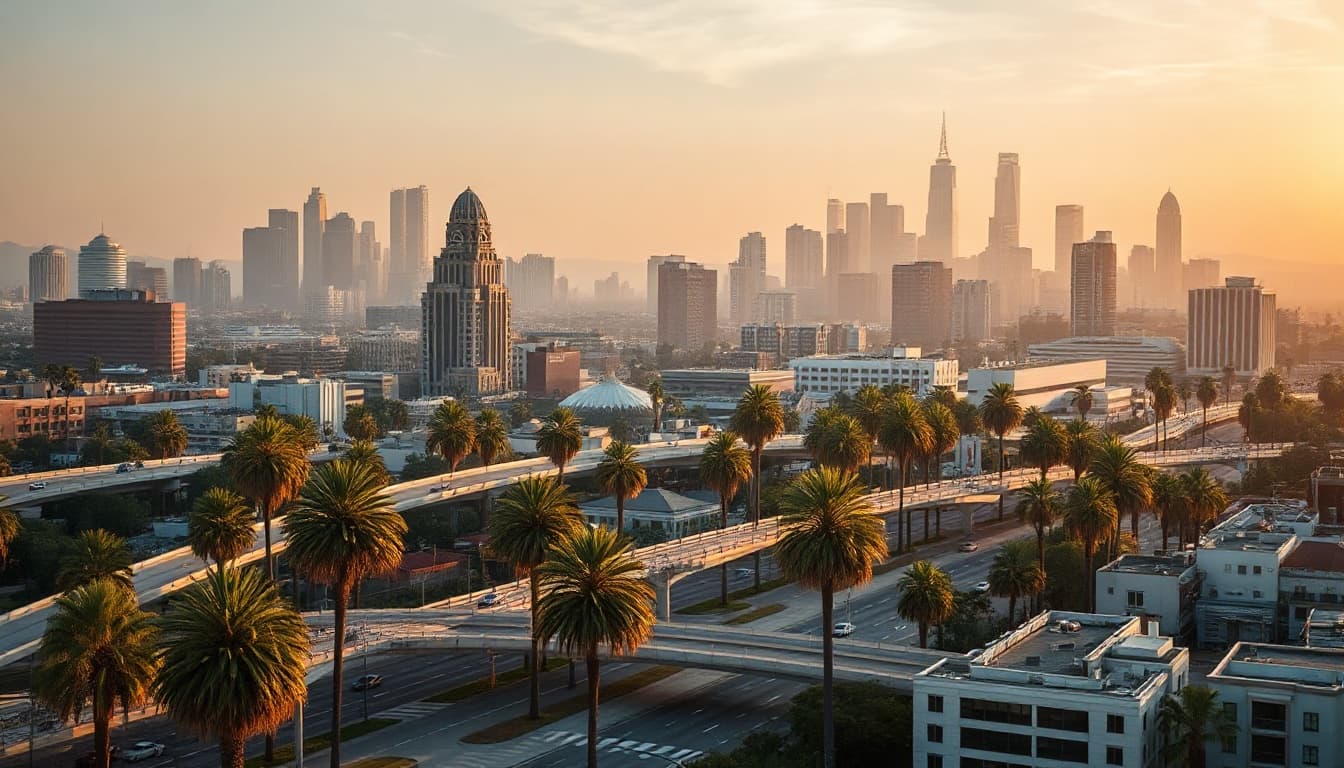 Los Angeles, CA skyline
